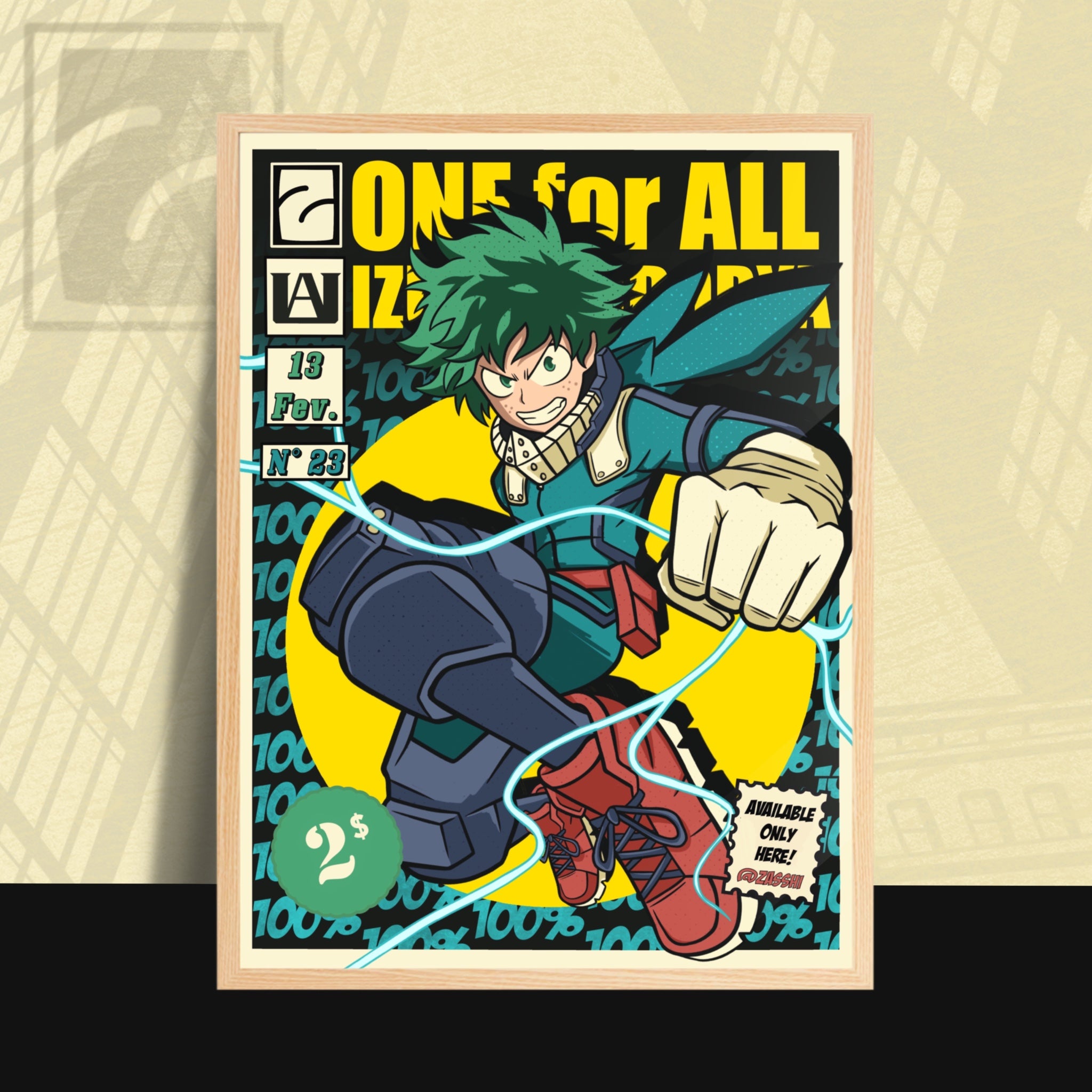 Poster Izuku Midoriya AAFShop poster-izuku-midoriya-aafshop