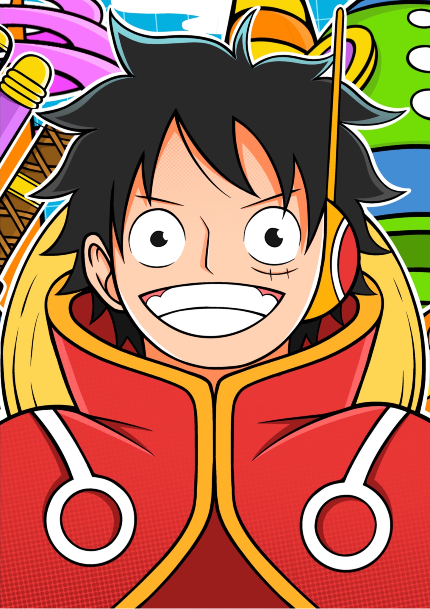 Poster Luffy Egghead