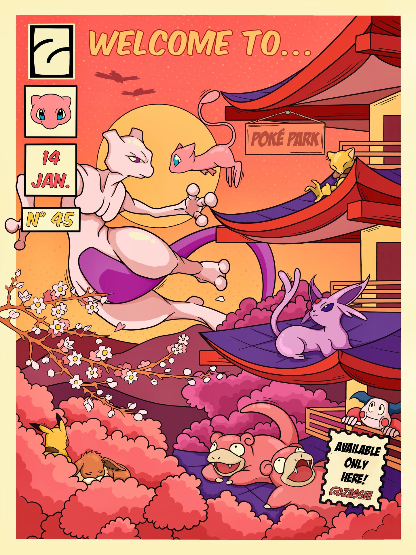 Poster PokéPark psy