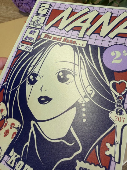 Affiche Nana Komatsu A5 Satiné