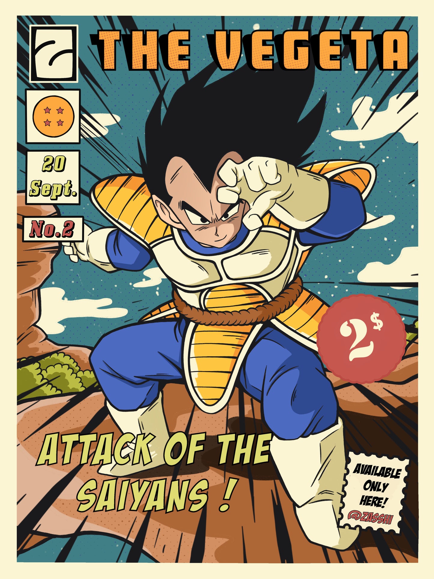 Poster Vegeta