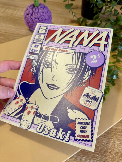 Affiche Nana osaki A5 Satiné
