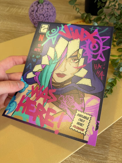 Affiche Jinx A5 Satiné