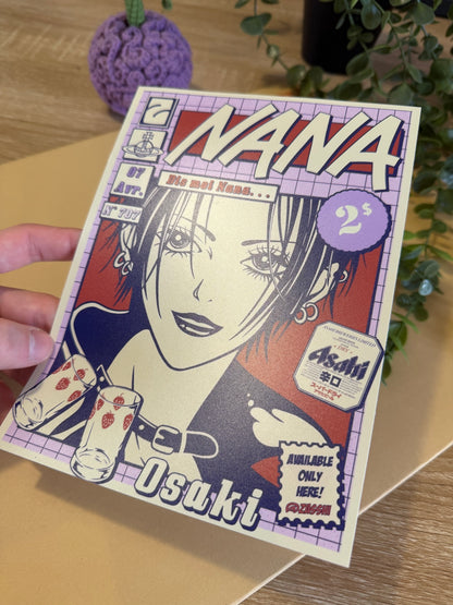 Affiche Nana osaki A5 Satiné
