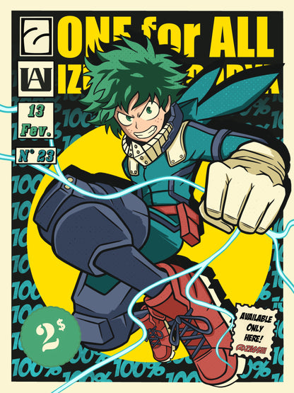 Poster Izuku Midoriya