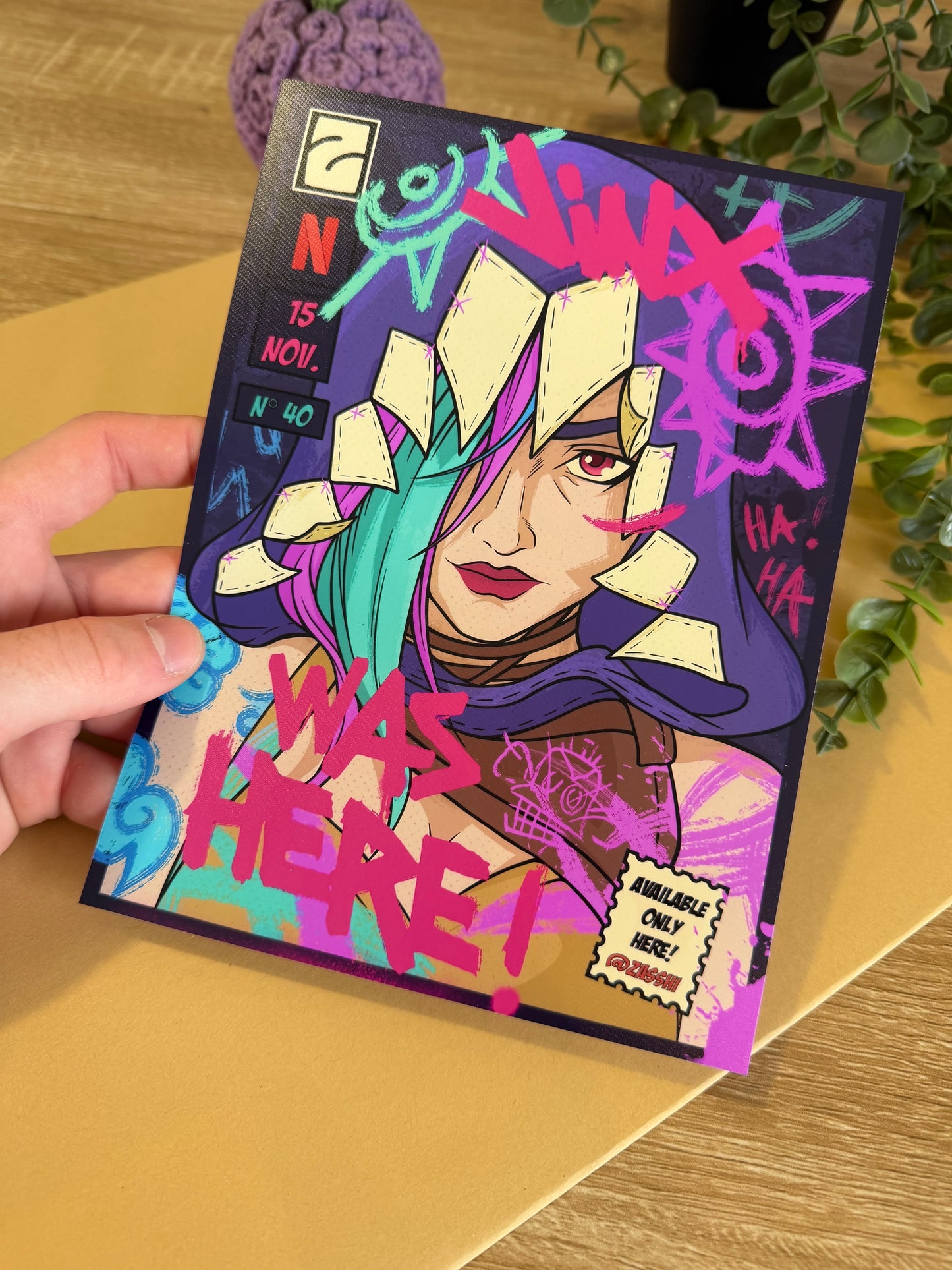 Affiche Jinx A5 Satiné