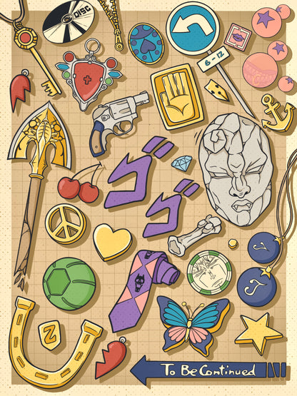 Poster Jojo’s items