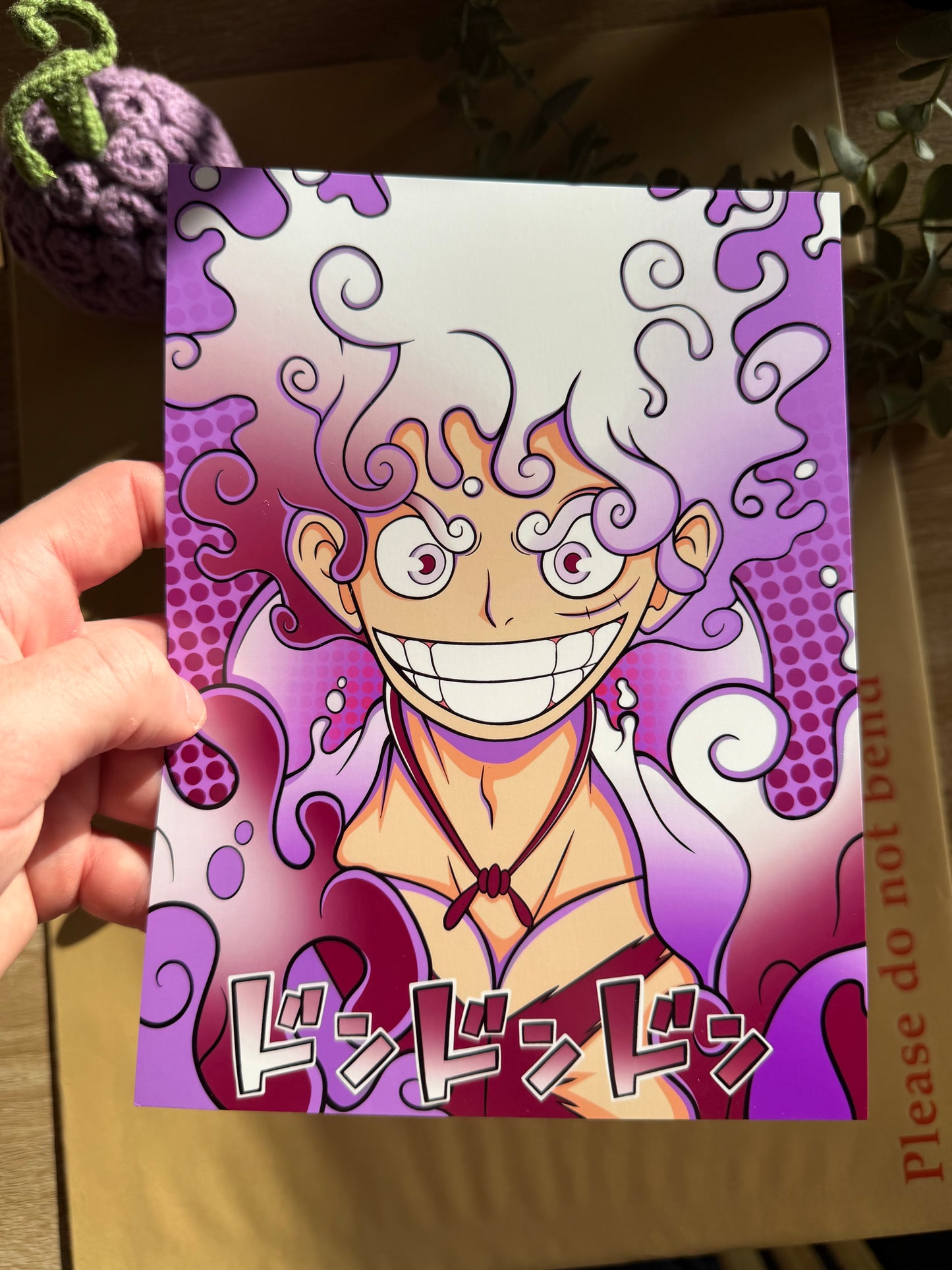 Affiche Luffy Gear 5 A5