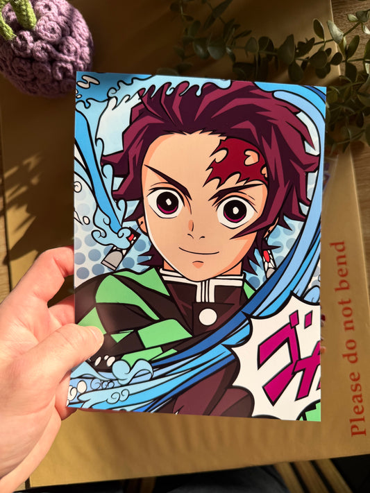 Affiche Tanjiro A5
