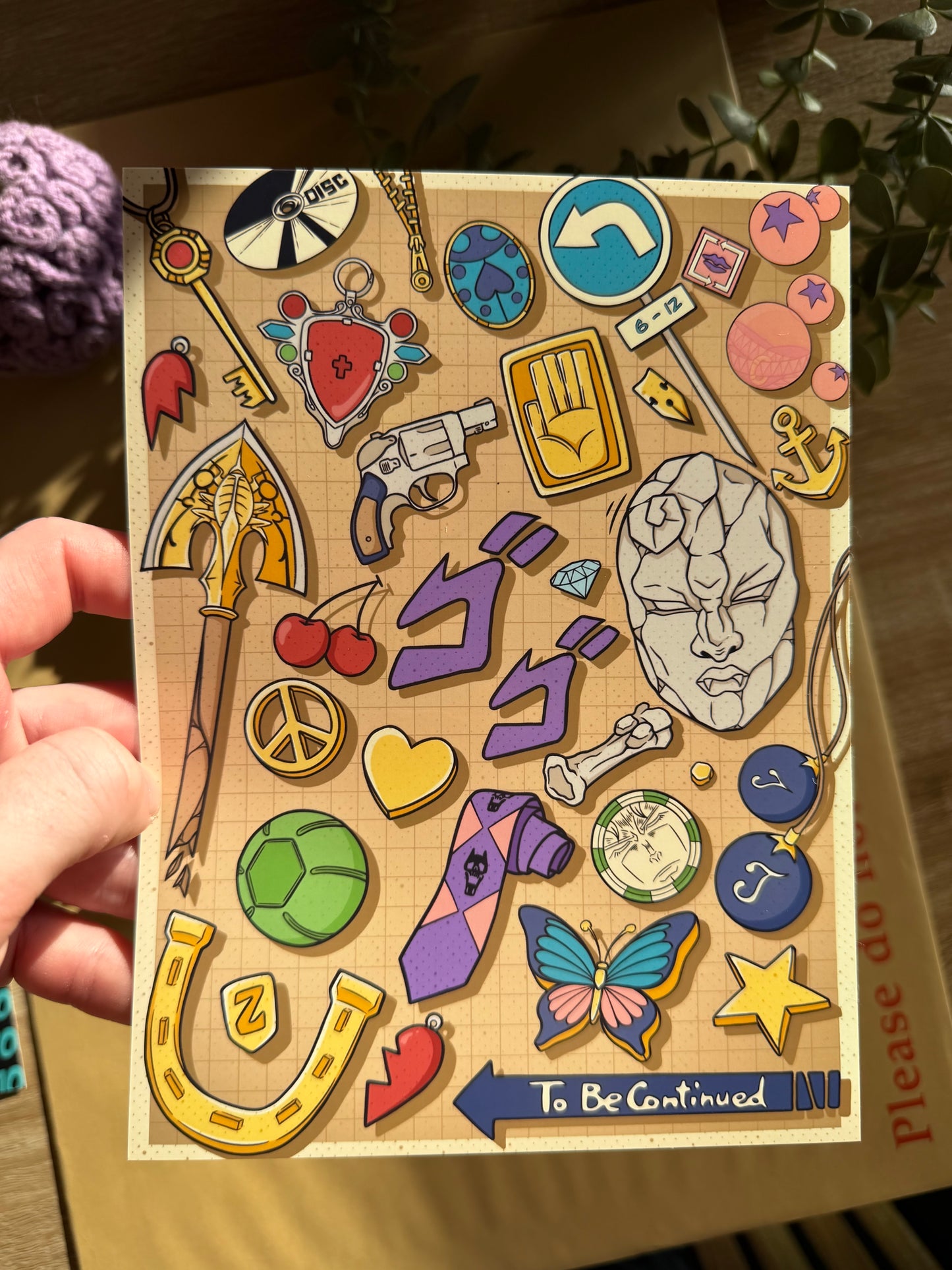 Affiche Jojo's items A5